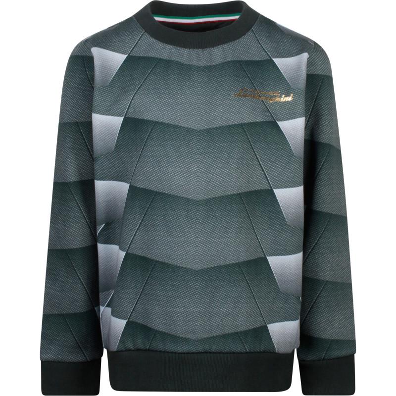 AUTOMOBILI LAMBORGHINI Monogram sweatshirt in green