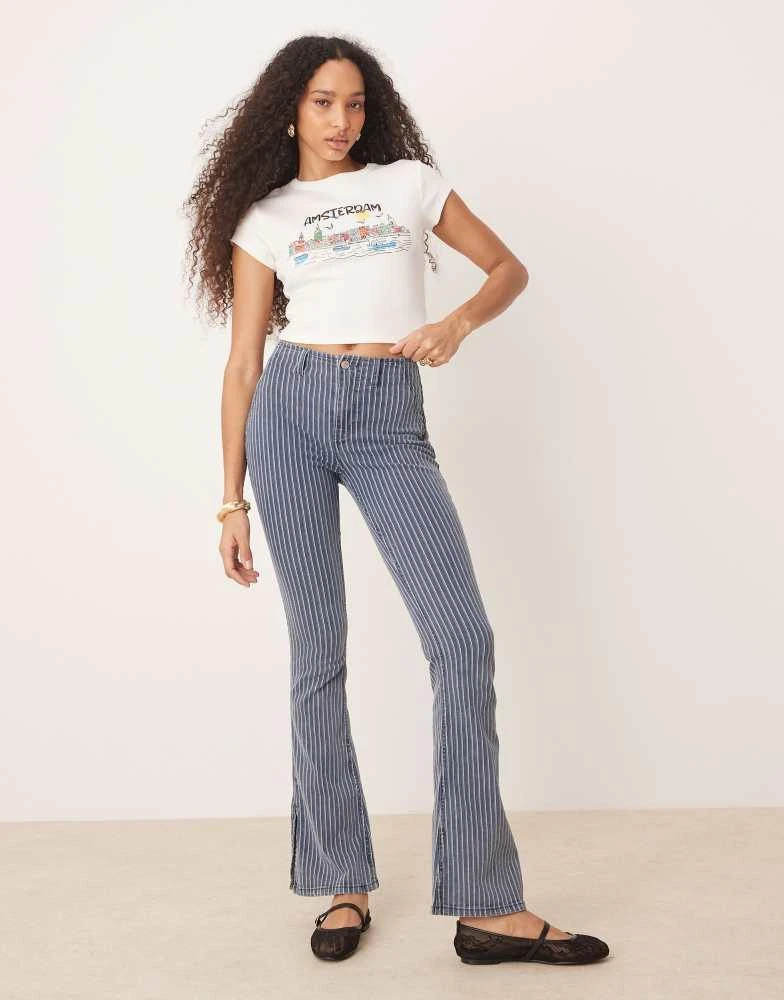 ASOS ASOS DESIGN baby tee with amsterdam location graphic in cream 4