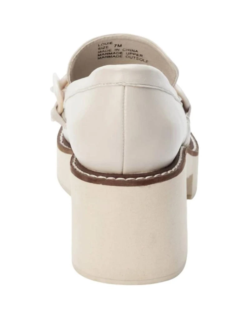 Matisse Louie Platform Loafer In Bone 4