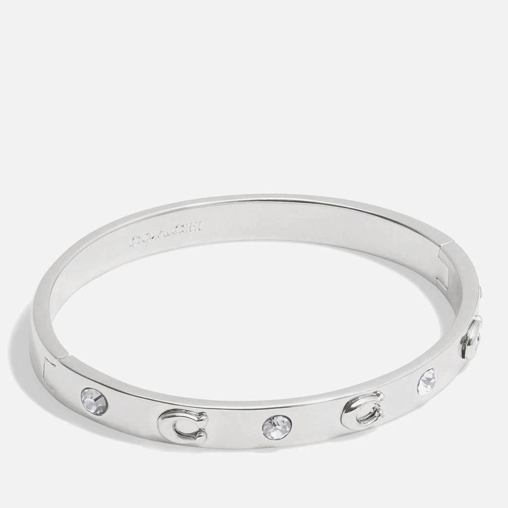 Coach C Silver-Tone Bangle Bracelet - Bracelets - BeyondStyle display picture 1