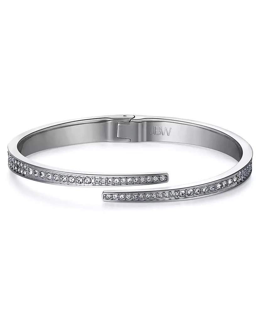 Jbw Women's Mondrian Jewelry Set Diamond (1/6 ct.t.w.) Stainless Steel Watch 7