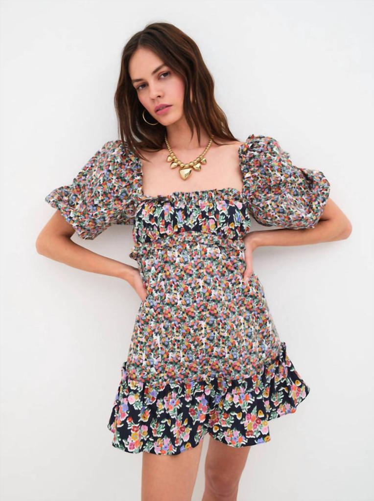 For Love & Lemons For Love & Lemons - Hudson Floral Mini Dress
