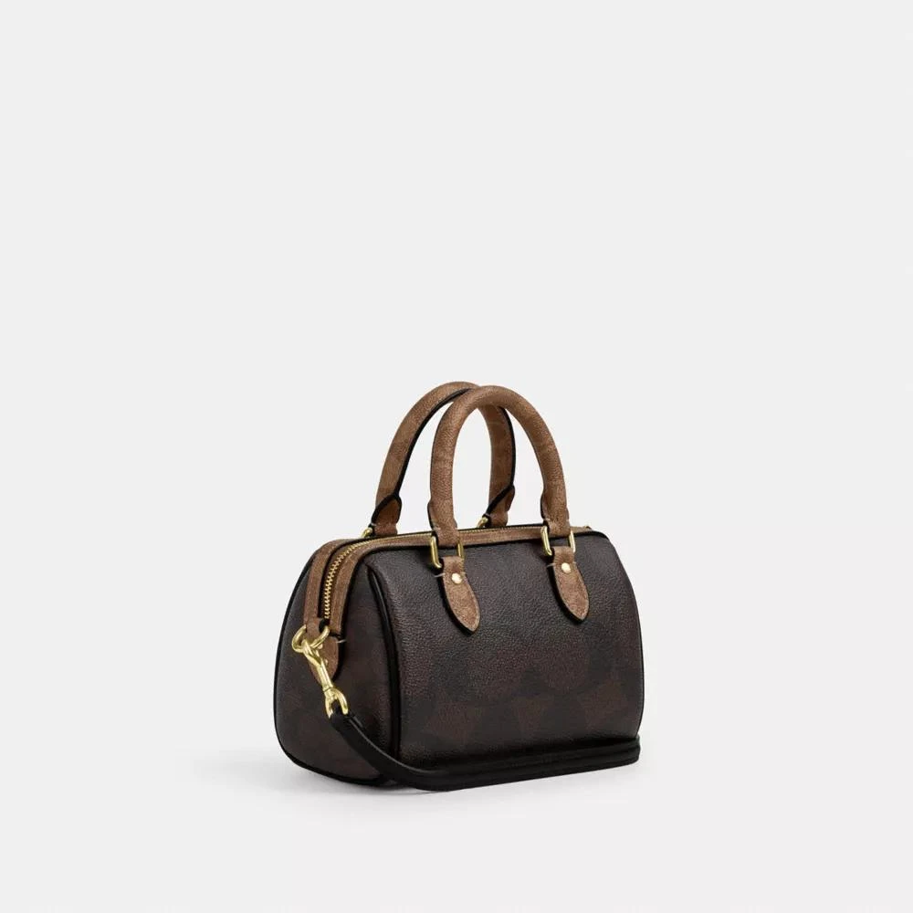 Coach Mini Rowan Crossbody Bag In Blocked Signature Canvas 4