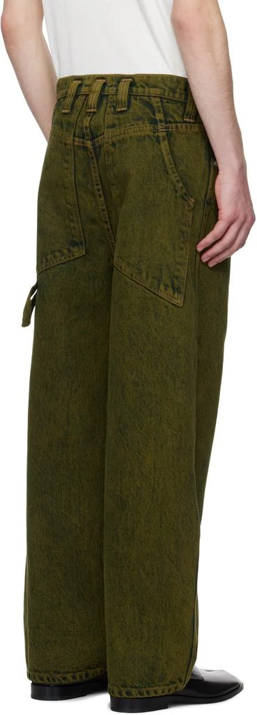 Eckhaus Latta Green Baggy Jeans 3