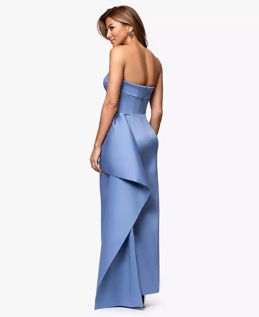 XSCAPE Women's Strapless Ruffle Long Dress - Dresses & Skirts - Free  Shipping - BeyondStyle