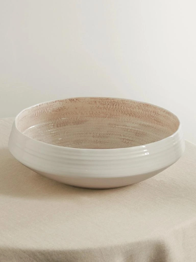 Brunello Cucinelli Large Glazed Ceramic Bowl - Sand