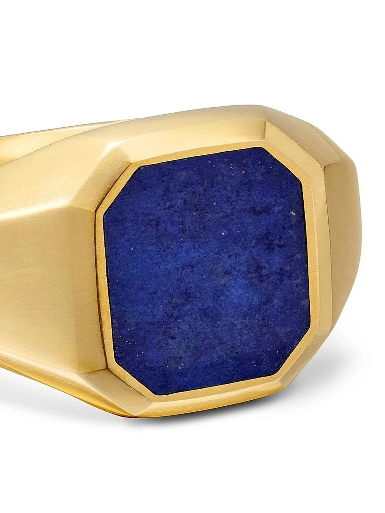 David Yurman Streamline Signet Ring in 18K Yellow Gold 5