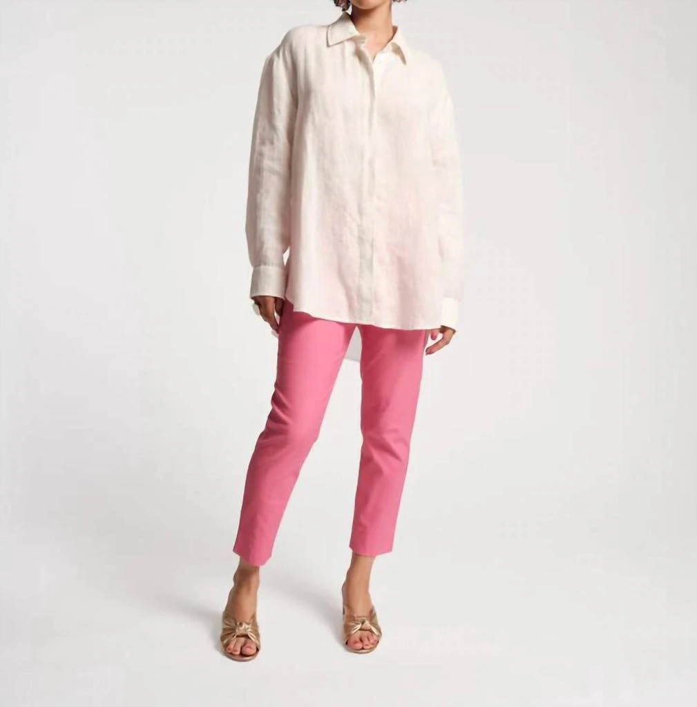 Frances Valentine Frances Valentine - Perfect Oversized Linen Button Down 4