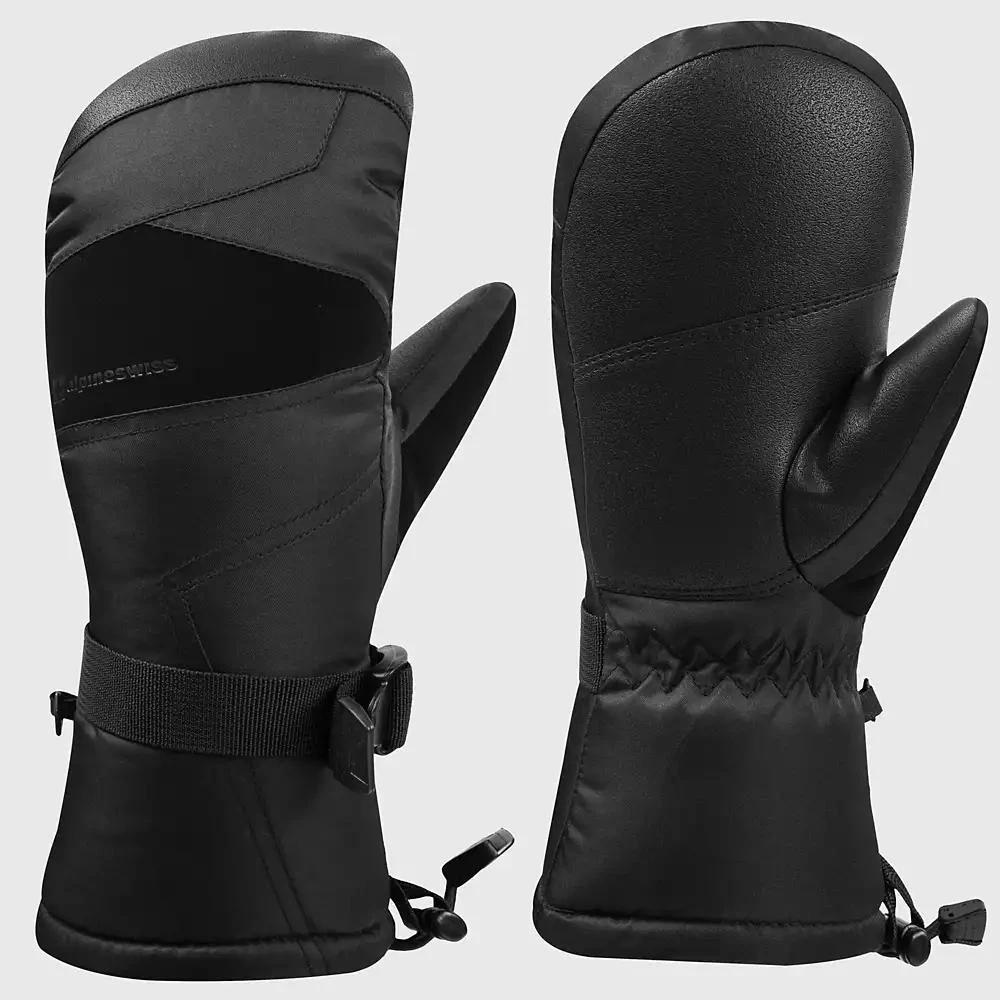 Alpine Swiss Men's Waterproof Ski Mittens 3M Thinsulate Winter Snow Sport Gloves 1