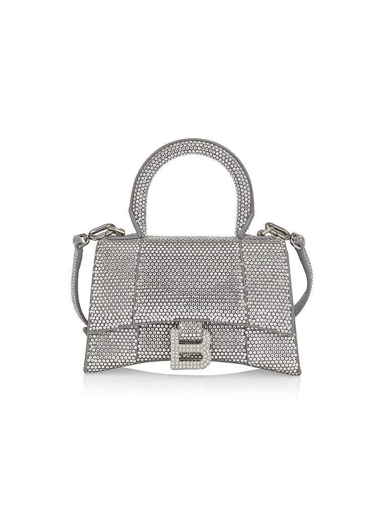Balenciaga Hourglass XS Handbag With Rhinestones 1