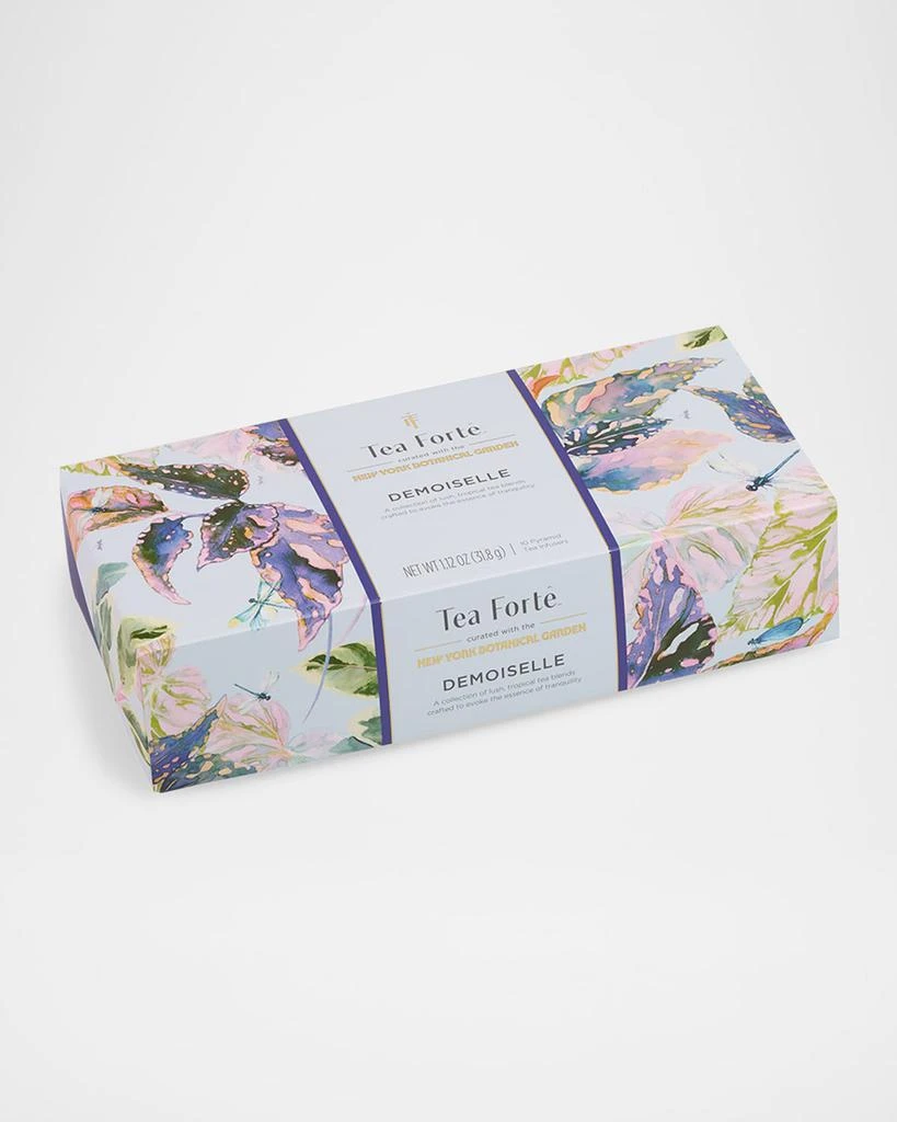 Tea Forte x The New York Botanical Garden Demoiselle Petite Presentation Box, 10 Count 2