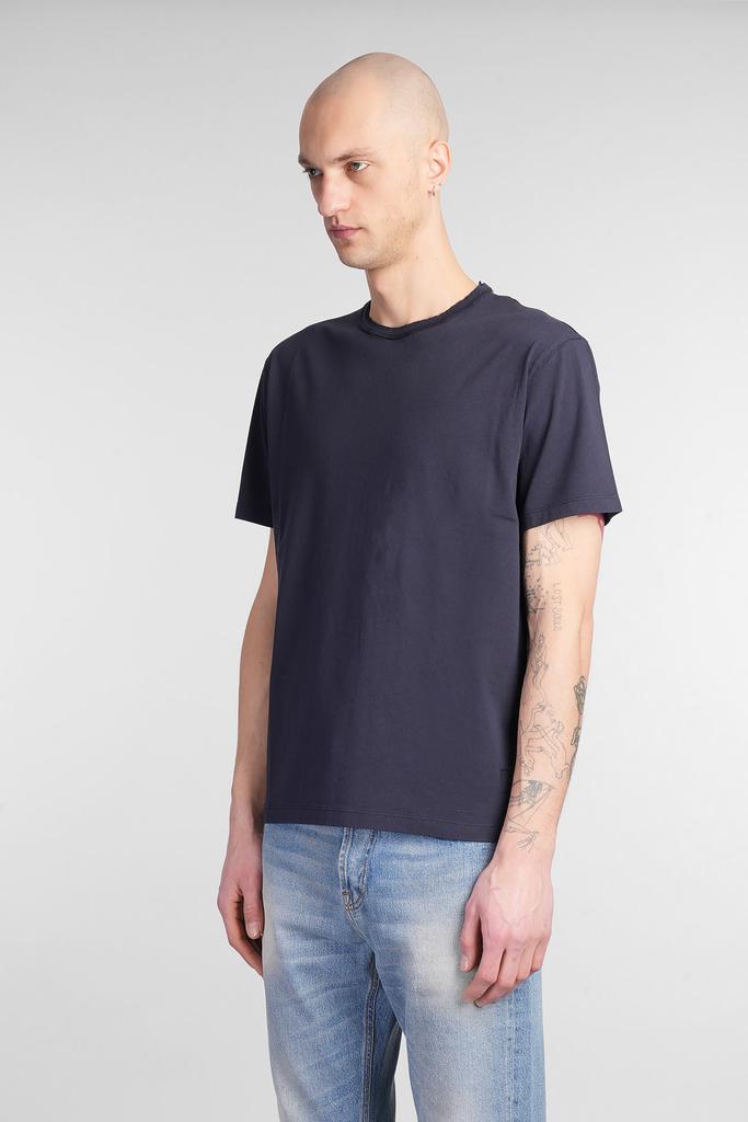 MAURO GRIFONI T-shirt In Blue Cotton