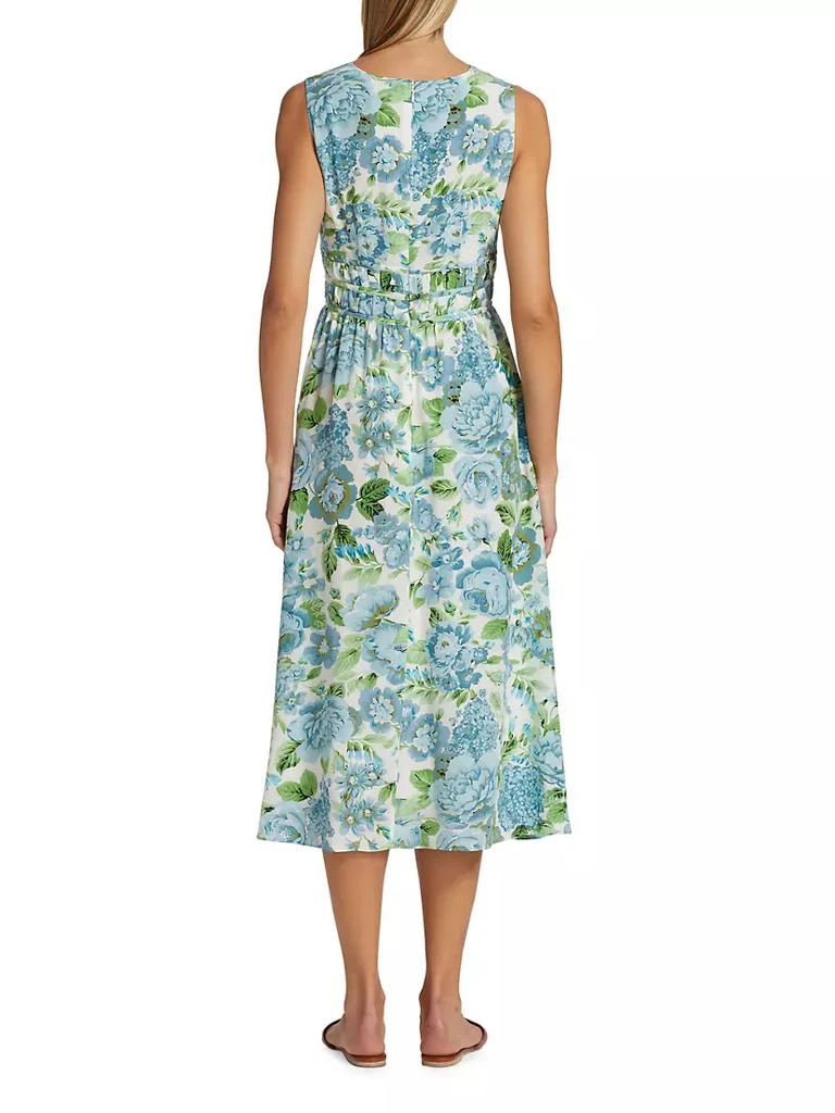 Tahari The Victoria Floral Midi-Dress 5