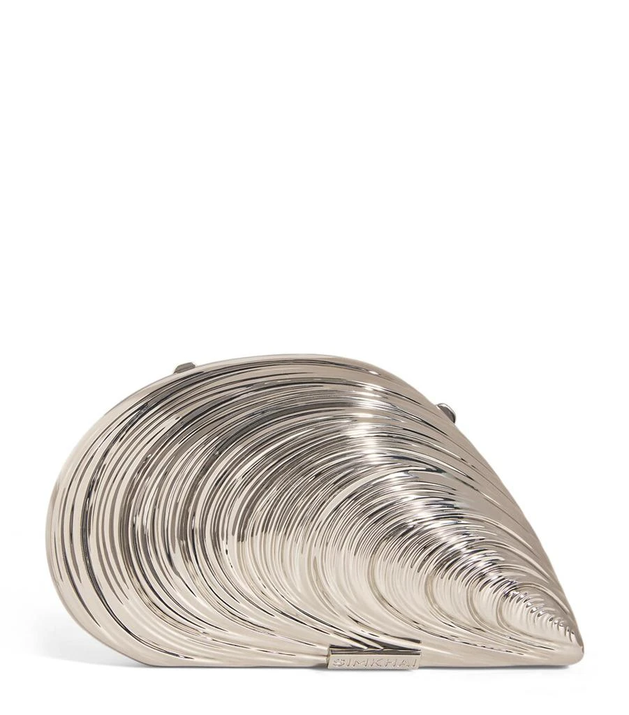SIMKHAI Bridget Oyster Shell Clutch Bag 1