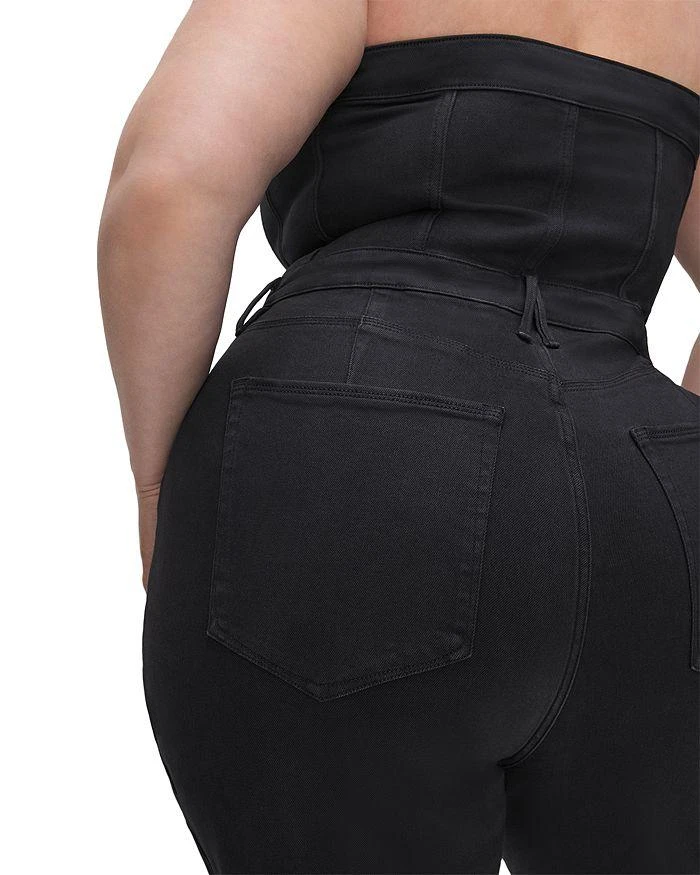 Good American Tube Denim Jumpsuit 9