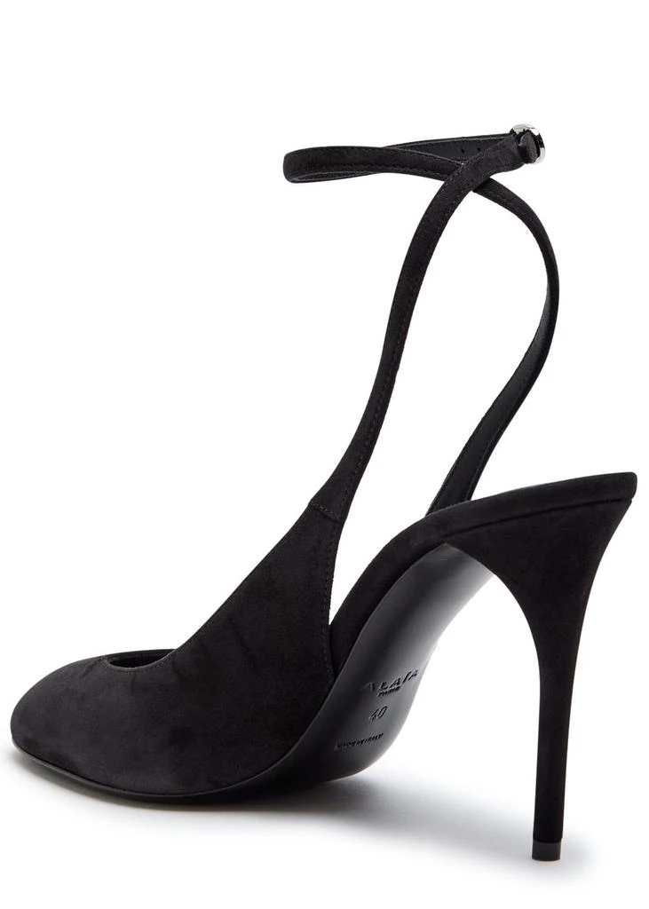 Alaïa Decollete 90 suede slingback pumps 2