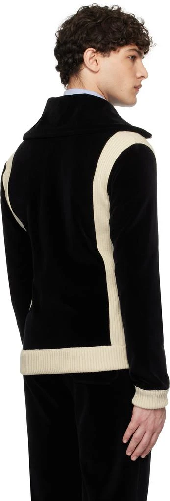 Valentino Black 'Chez Valentino' Turtleneck Jacket 3