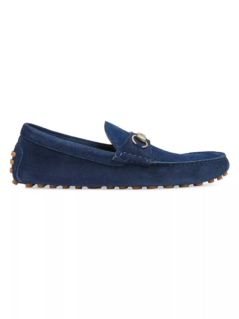 Gucci Byorn Suede Driving Loafers 1