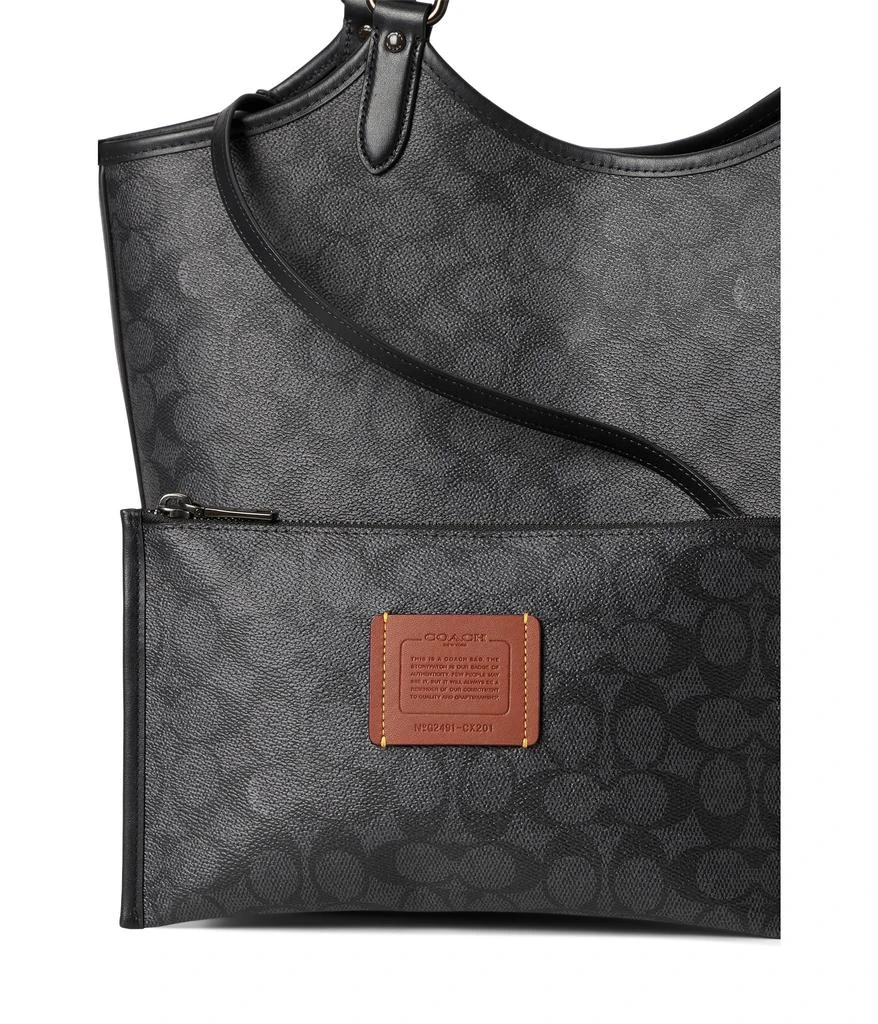 Coach Box Program Coated Canvas Signature Day Tote 4