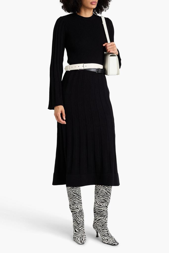 3.1 Phillip Lim Ribbed wool and cotton-blend midi skirt