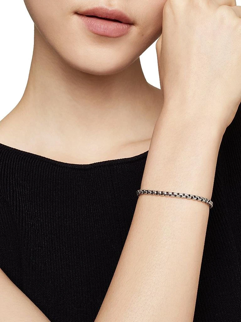 David Yurman DY Bel Aire Box Chain Bracelet in Sterling Silver 8
