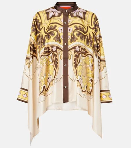 LA DOUBLE J Foulard silk shirt 1