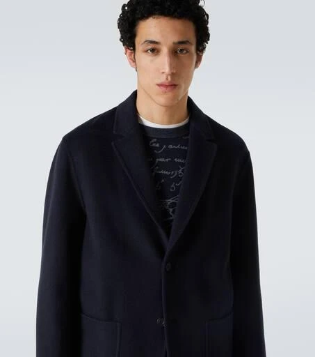 Berluti Scritto reversible wool and cashmere blazer 5