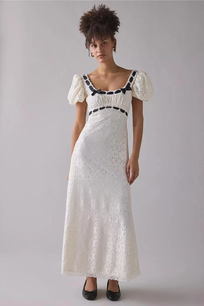 chinese dress ladies Alette Maxi Dress Long Sleeves – White Bridal & Wedding Dress main image 0
