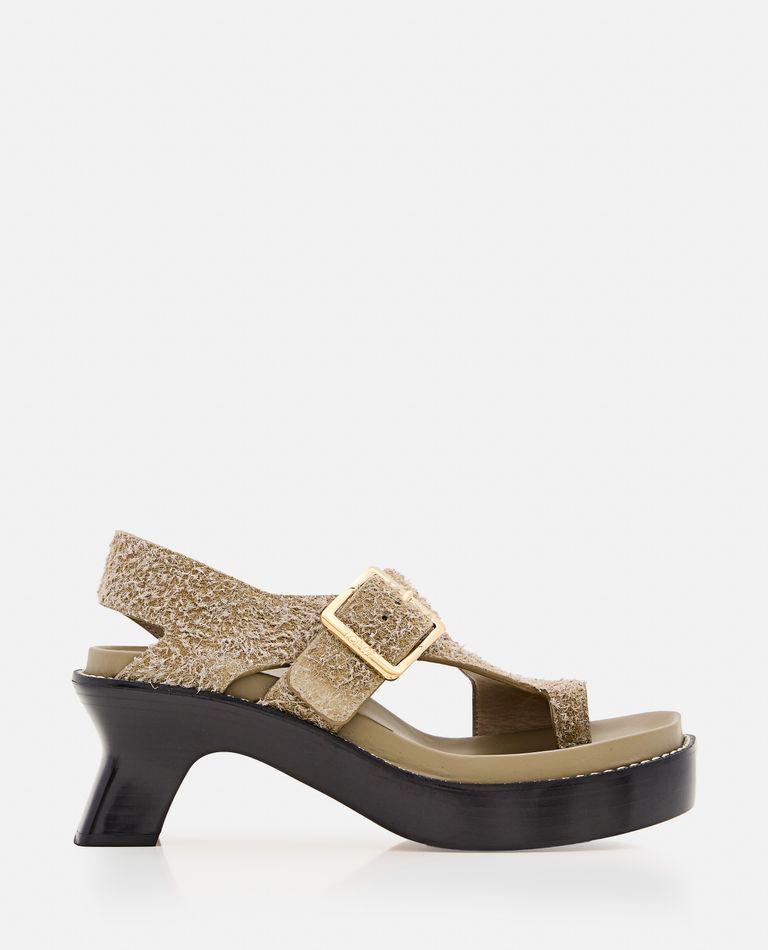 サンダル・ミュール Loewe White Leather Petal Thong Mules Loewe White Leather Petal Thong Mules | italist