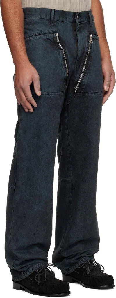 Dries Van Noten Navy Faded Jeans 2