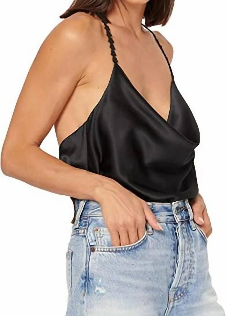 CAMI NYC Floris Cami Top In Black 2