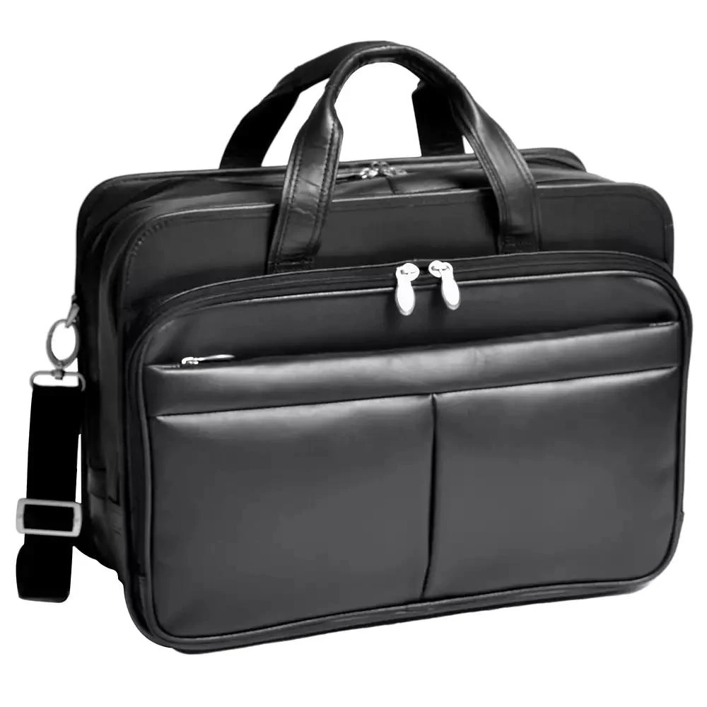 McKlein Walton 17" Laptop Briefcase with Removable Sleeve 1