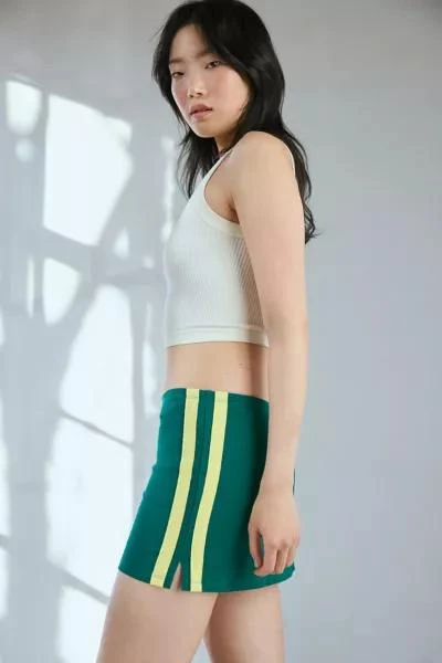 Out From Under Out From Under Bec Varsity Stripe Low-Rise Micro Mini Skort 5