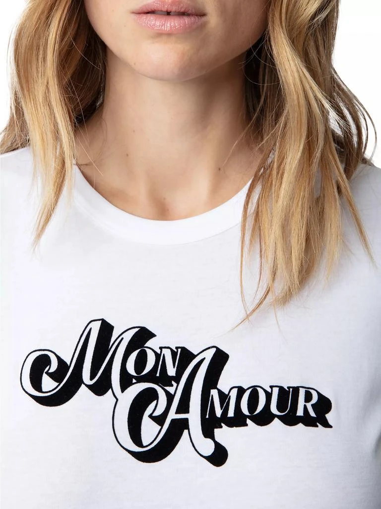ZADIG & VOLTAIRE Graphic Cotton T-Shirt 6