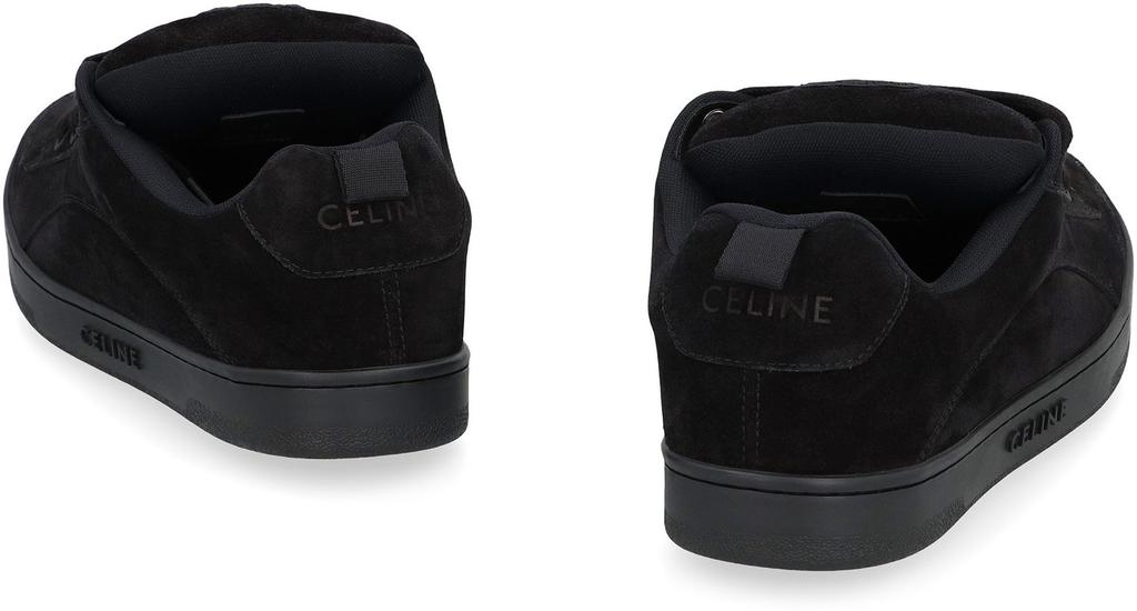 【CELINE】HUNTINGTON SNEAKERS CELINE HUNTINGTON LOW LACE-UP SNEAKER in SUEDE CALFSKIN AND