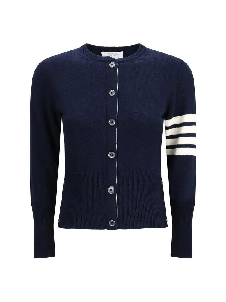 Thom Browne Thom Browne 4-Bar Knitted Cardigan 1