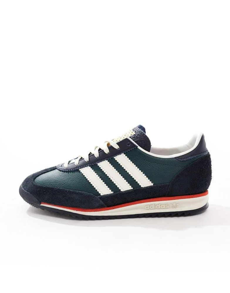 Adidas adidas Originals SL 72 OG trainers in navy and white 4
