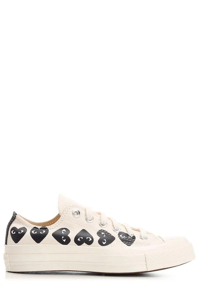 Comme des Garcons Comme des Garçons Play X Converse Chuck 70 Heart Printed Lace-Up Sneakers 1