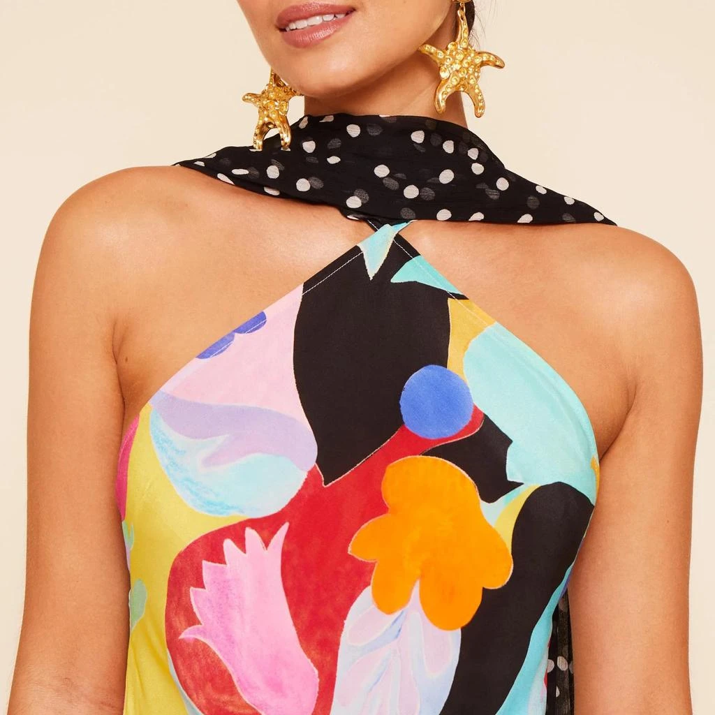 Rixo Rixo Hayley Floral-Print Crepe De Chine Dress 4