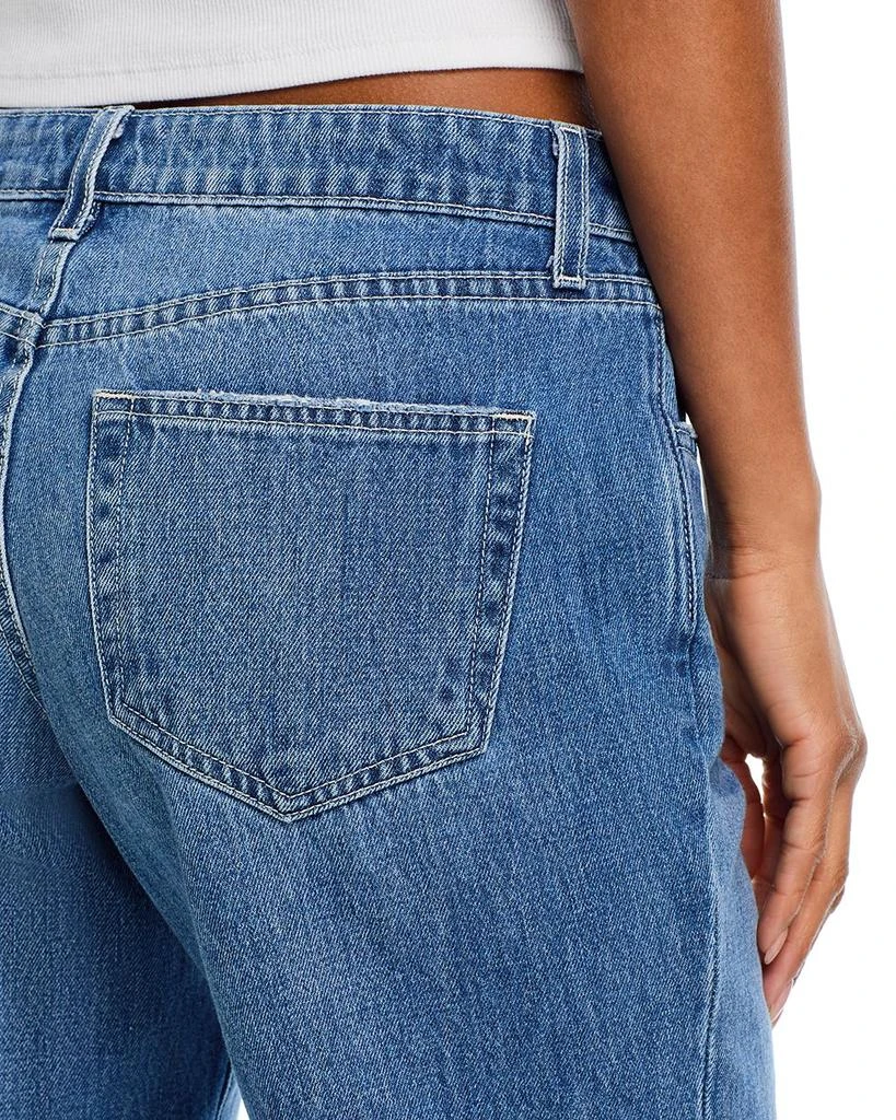 L'Agence Elise Low Rise Denim Bermuda Shorts 5