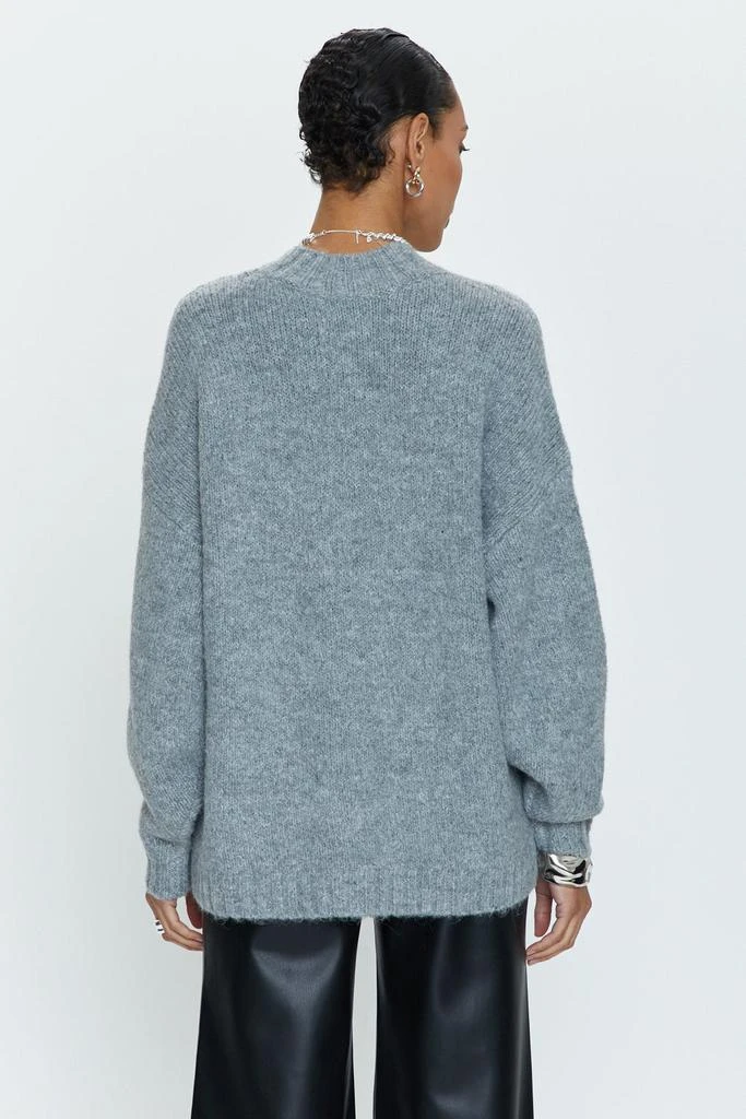 Pistola Denim Carlen Mock Neck Sweater - Heather Grey 3