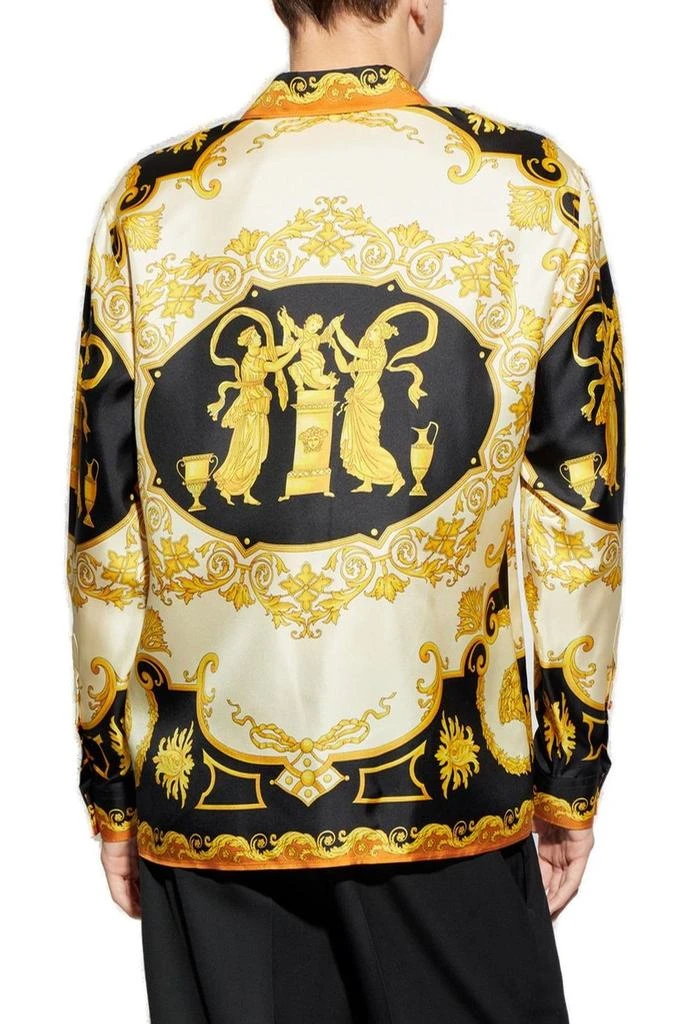 Versace Versace Pattern-Printed Long-Sleeved Shirt 3