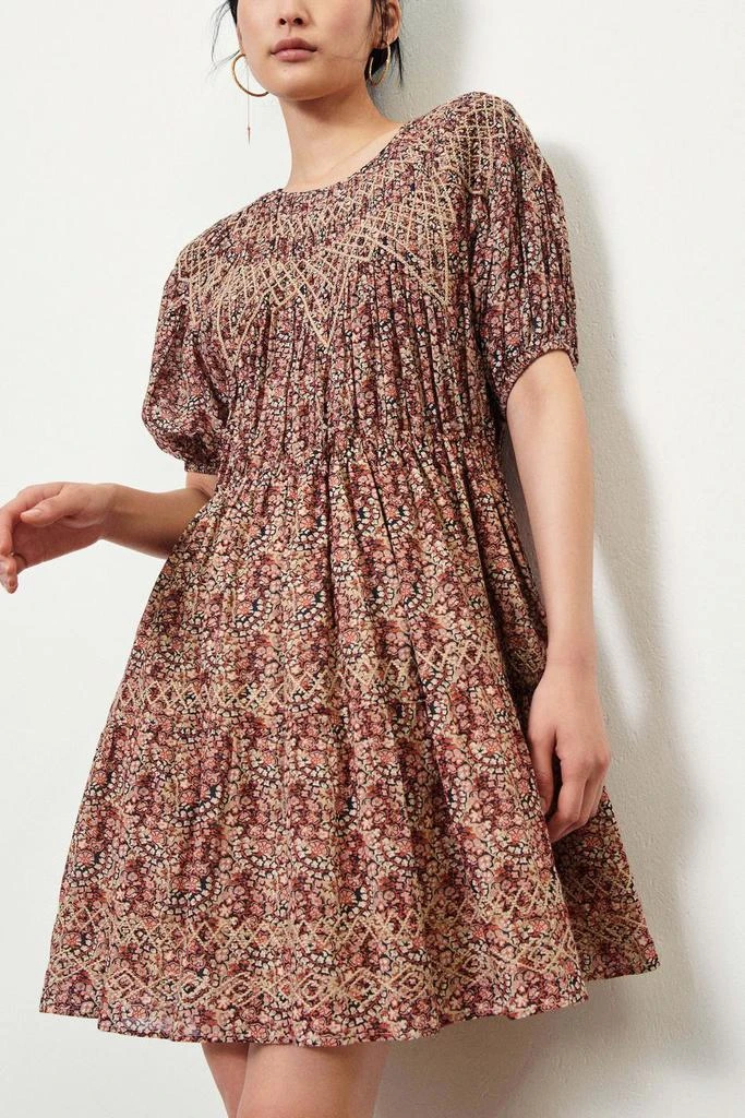 ba&sh Robe Iris - Greige - Femme 2