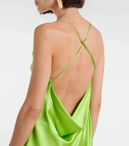 Yves Saint Laurent Silk satin slip dress 5