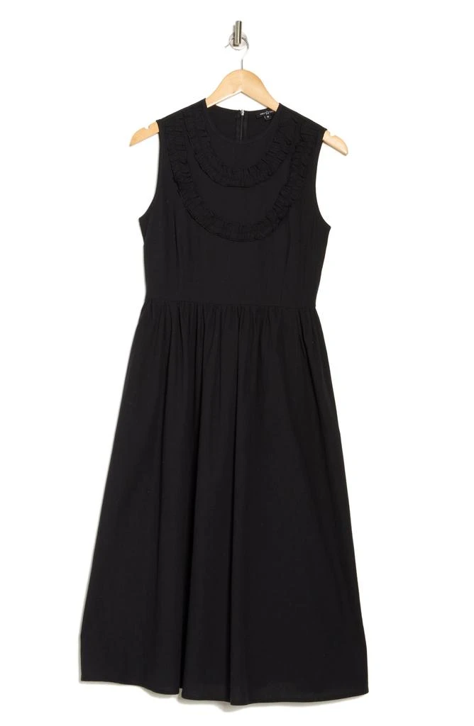 AREA Bri Fit & Flare Midi Dress 3