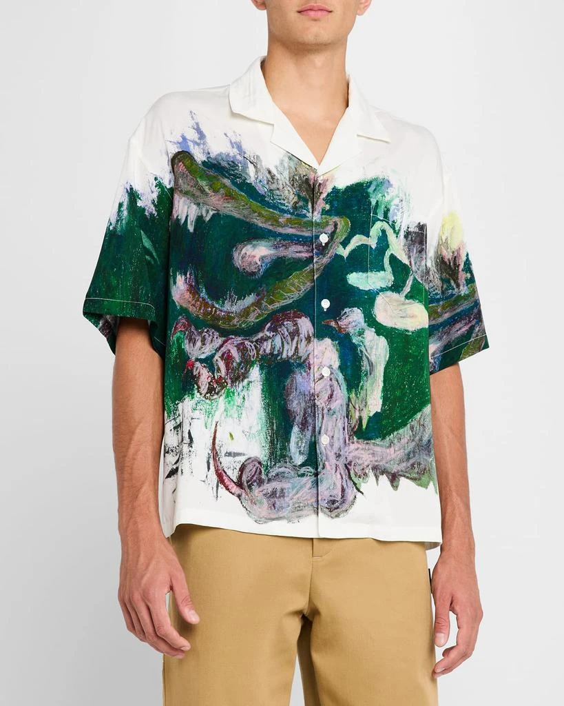 DOMREBEL Men's Pondscum Camp Shirt 4