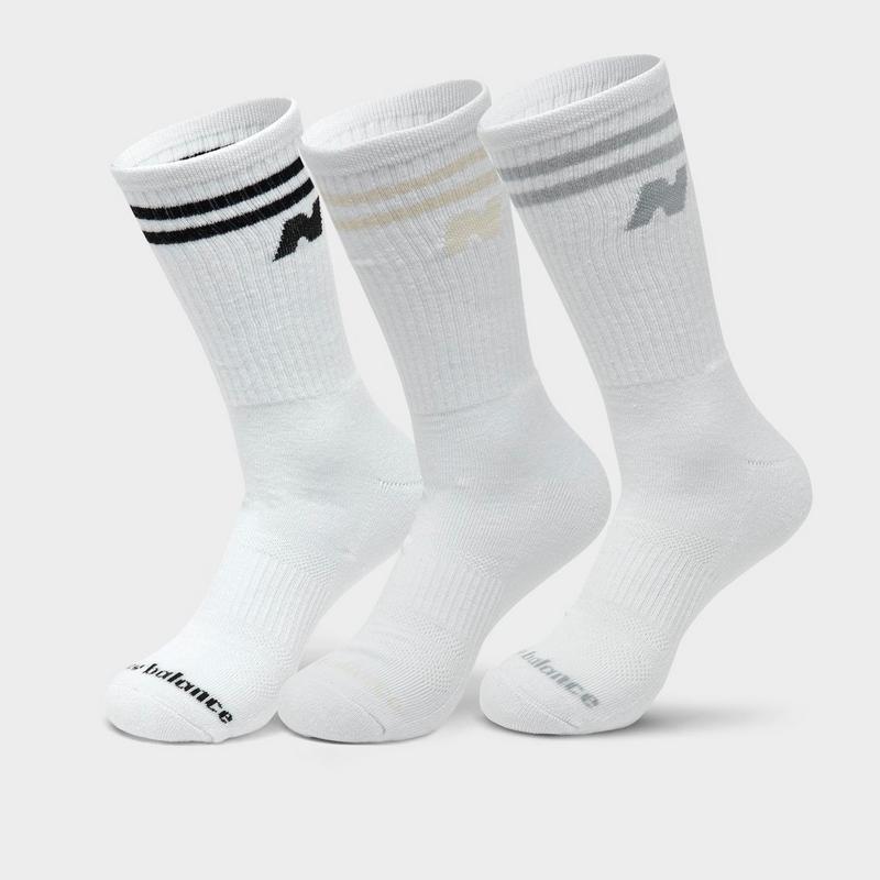 New Balance New Balance Varsity Stripe Crew Socks (3-Pack)