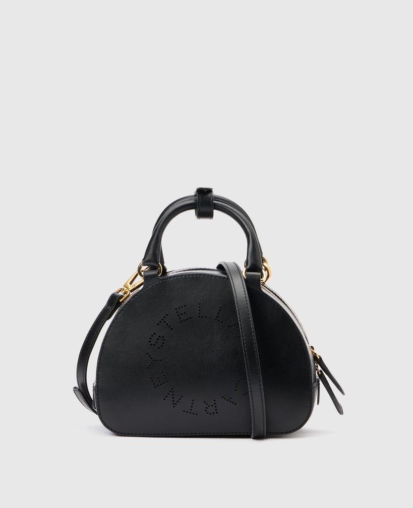 Stella McCartney Stella McCartney - Logo Top Handle Crossbody Bag, Woman, Black