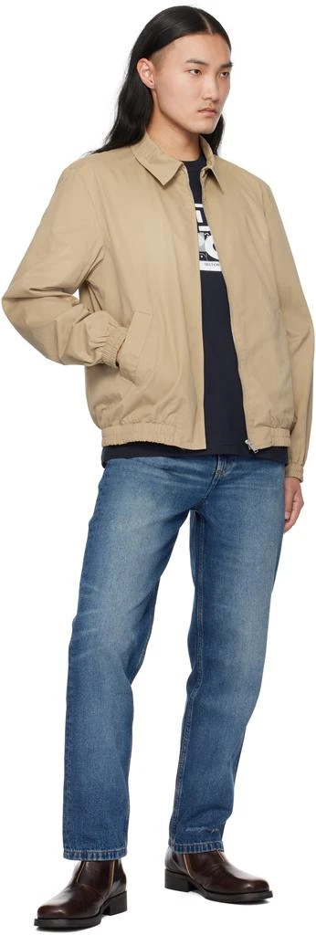 A.P.C. Beige Gilbert Bomber Jacket 4