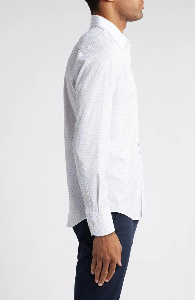 Nordstrom Trim Fit Stretch Performance Print Button-Up Shirt 4